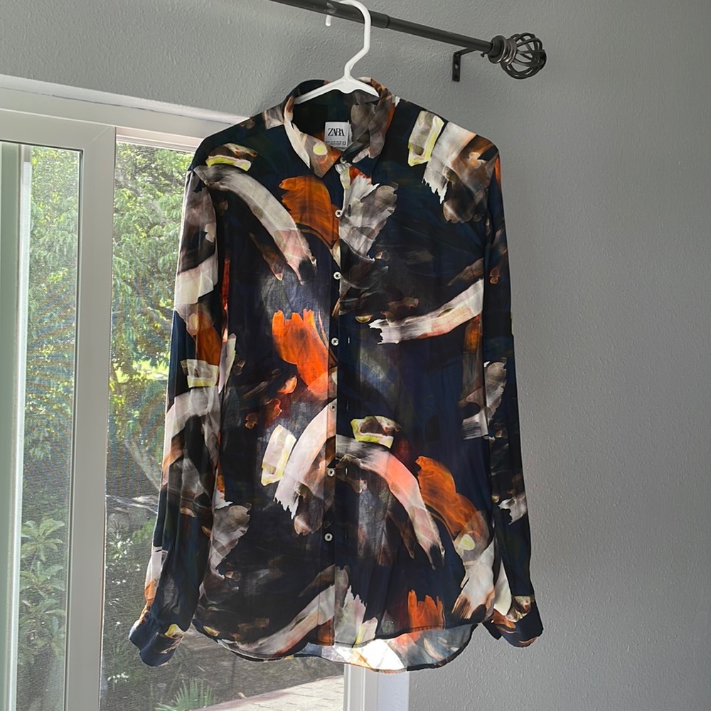 Zara Canvas board shirt